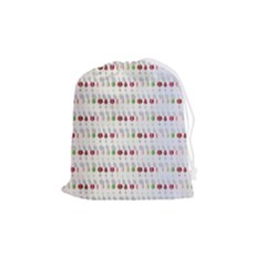Wine Glass Pattern Drawstring Pouch (medium)