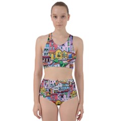 Menton Old Town France Racer Back Bikini Set