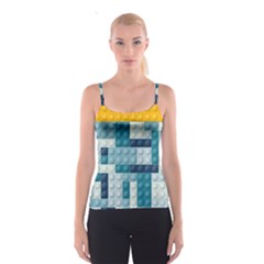 Lego, Background, Dots Spaghetti Strap Top