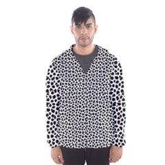Marble Cracked Pattern Surface Men s Hooded Windbreaker by Bedest
