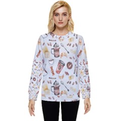 Coffee Mania Caffeine Hidden Pocket Sweatshirt by Bedest