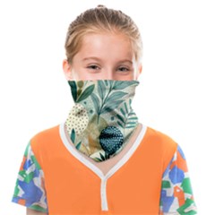 Leaves Pattern Flora Face Covering Bandana (kids)