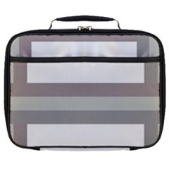 Minimal Mixed Abstract Lines Print Copia Full Print Lunch Bag