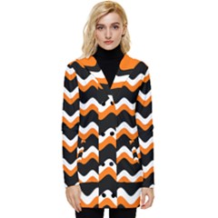 Halloween Wavy 20240926 161241 0000 Button Up Hooded Coat 