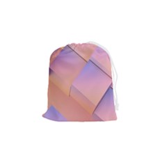 3d Texture Abstract Pattern Vintage Drawstring Pouch (small)