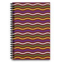 Multicolor Wave Pattern 5 5  X 8 5  Notebook by ytdream