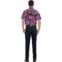 Cosmic Network Geometric Art Men s Short Sleeve Pocket Shirt  View2