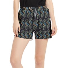 Multicolored Dna Strand Art Women s Runner Shorts by ExtraAwesomeSauce