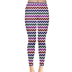 Chevron Pattern Inside Out Leggings