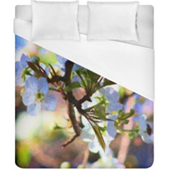 Springtime Pear Tree Blossoms Duvet Cover (california King Size) by ExtraAwesomeSauce