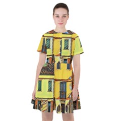 Colorful Venice Homes - Venezia, Italy Sailor Dress by ConteMonfrey