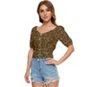 Straw Like Country Side  Button up blouse View2
