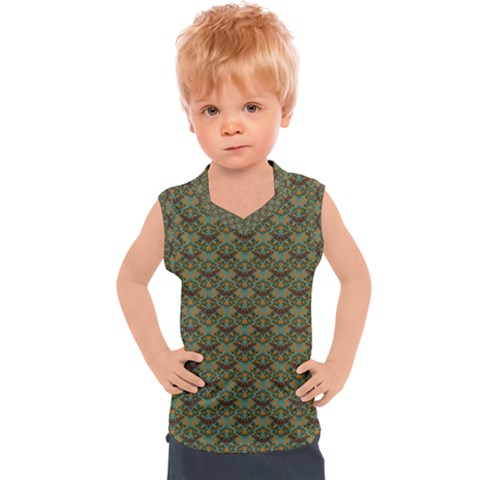 Day Of The Death Moth Scaled Kids  Sport Tank Top by GeekLover