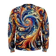 Colorful Motion Abstract Art Men s Sweatshirt by ExtraAwesomeSauce