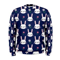 Cute Bunny Pattern, Easter, Koteto Men s Sweatshirt