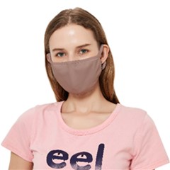 Mocha Mousse Hex Code #a47864 Crease Cloth Face Mask (adult) by dressshop