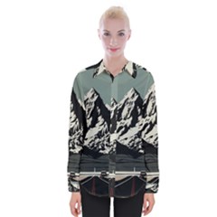Mountains Womens Long Sleeve Shirt