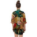  Floral Design 03 Open Front Chiffon Kimono View2