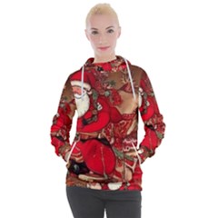 Christmas Art Women s Hooded Pullover by myclothy