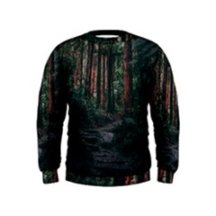 Forest Jungle Trees Tropics Kids  Sweatshirt