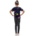 Foliage Pattern Beautiful Aesthetic Secret Garden Kids  Mesh Piece T-Shirt View2