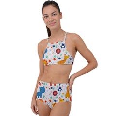 Pet Animal 03 Halter Tankini Set