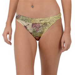 Retro Old Vintage Map Of Europe Band Bikini Bottoms by Bedest