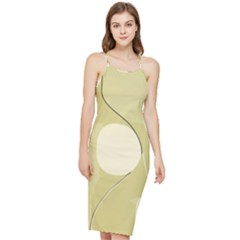Minimalist Pattern With Simple Lines And Shapes, Creating A Clean And Modern Aesthetic 01 Bodycon Cross Back Summer Dress by myclothy