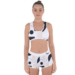 A Minimalist Pattern With Simple Lines And Shapes, Creating A Clean And Modern Aesthetic 05 Racerback Boyleg Bikini Set