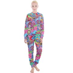 Cabbage Flower Abstract Women s Lounge Set