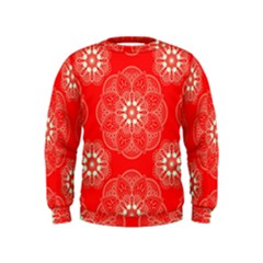 Crimson Current Kids  Sweatshirt by ArtfulThreads