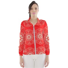 Crimson Current Women s Windbreaker by ArtfulThreads