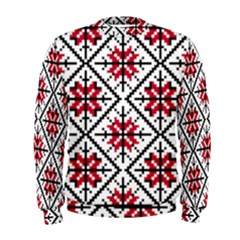 Ukrainian Folk Seamless Pattern Ornament Ethnic Ornament Border Element Traditional Art Men s Sweatshirt