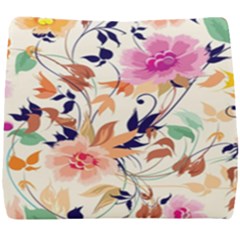 Abstract Floral Background Seat Cushion