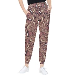 Human Spider Mutant Creatures Motif Random Pattern Women s Tapered Pants by dflcprintsclothing