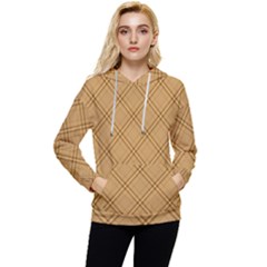 Autumn Fall Plaid Tartan 1 Diagonal Women s Lightweight Drawstring Hoodie by dressshop