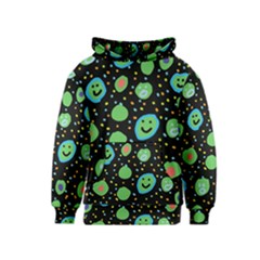 Doodle Dot Drawing Kids  Pullover Hoodie