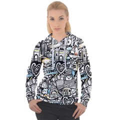 Doodle New York City Nyc Women s Overhead Hoodie