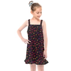 Pattern Ha Ha Ha  Abstract Black Dark Doodle Hahaha Pattern Physco Kids  Overall Dress