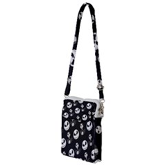 Jack Print, White, Before, Plain, Black, Simple, Christmas Multi Function Travel Bag by kyorashop23