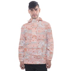 Boho Pattern Men s Front Pocket Pullover Windbreaker by designsbymallika