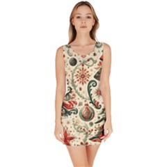 Christmas Tree Snow Bodycon Dress