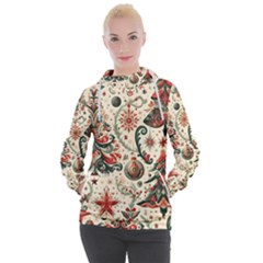 Christmas Tree Snow Women s Hooded Pullover by Bedest