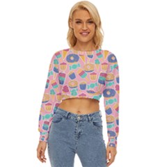 Ice Cream Donut Sweets Candie Lightweight Long Sleeve Sweatshirt