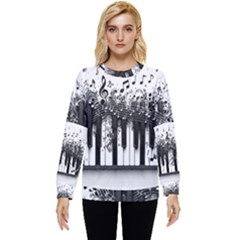 Piano Sounds Hidden Pocket Sweatshirt by RiverRootz