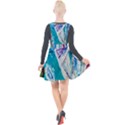 sailing boat Plunge Pinafore Velour Dress View2
