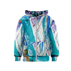 Sailing Boat Kids  Zipper Hoodie