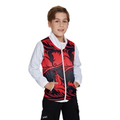 Red Yin Yang Dragons Kids  Windbreaker by JeffBartels