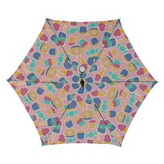 Ice Cream Donut Sweets Candie Automatic Folding Umbrella With Case (small) by Apenda