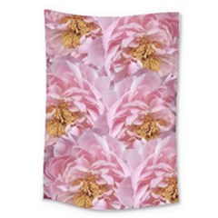 Peonies Nature Bloom Blossom Pink Large Tapestry